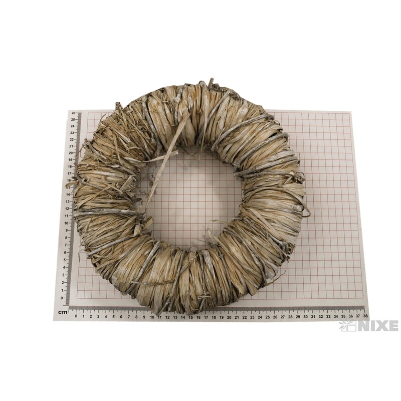 VĚNEC ŠUSTÍ 30cm*BÍLÁ