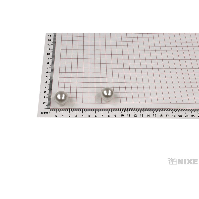 KORÁLKY 22mm 9ks*BÍLÁ