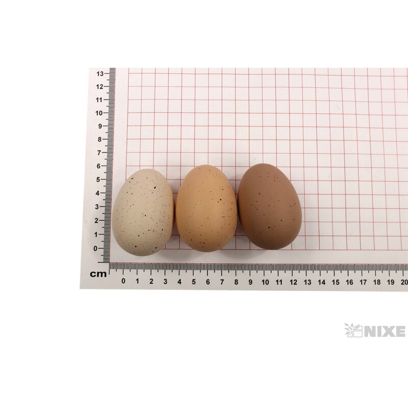 VAJÍČKA 12ks 6cm*PŘÍRODNÍ