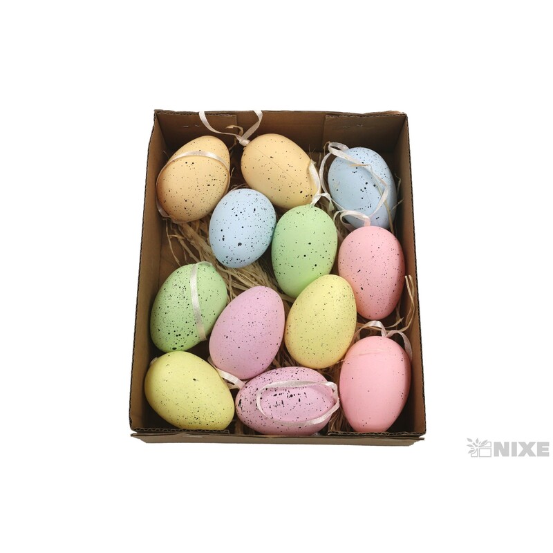 VAJÍČKA 12ks 5cm*MIX BAREV