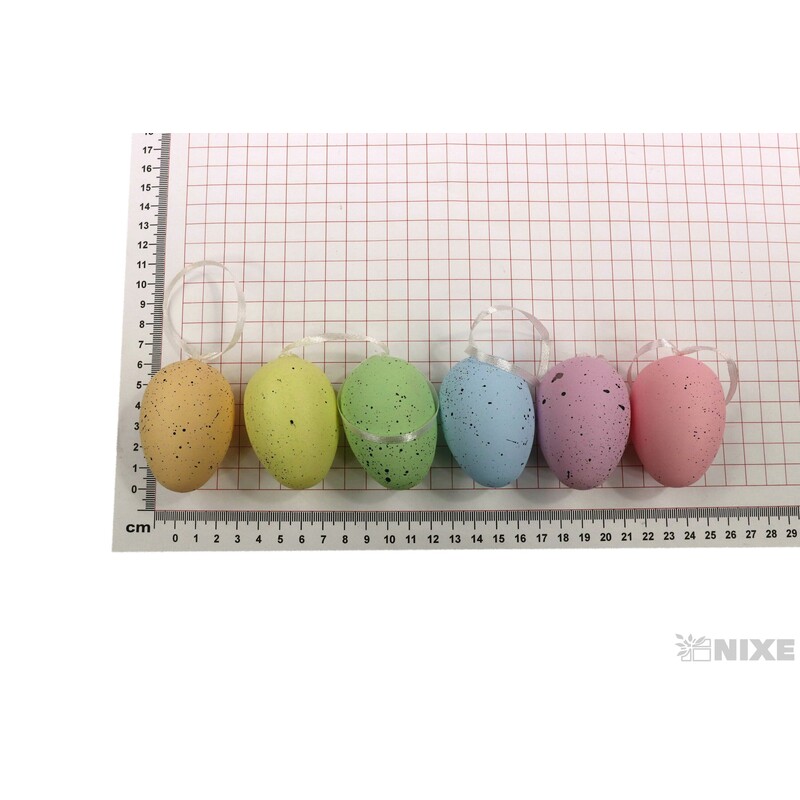 VAJÍČKA 12ks 5cm*MIX BAREV