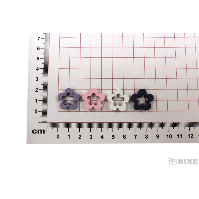 KVÍTEK 2cm 32ks*MIX BAREV