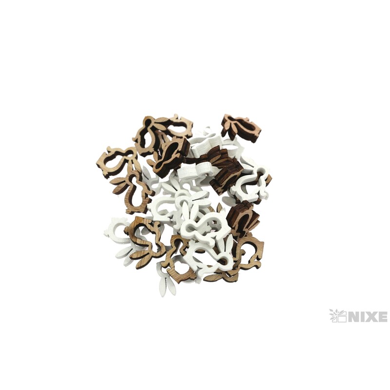 ZAJÍC 2cm 32ks*MIX BAREV