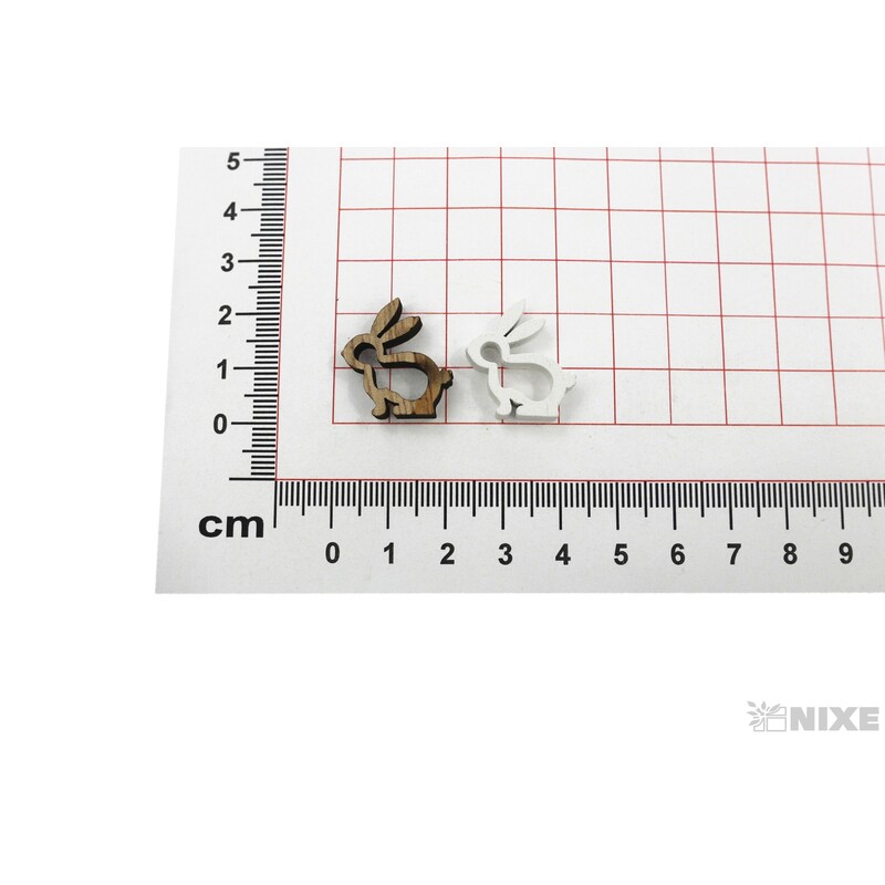 ZAJÍC 2cm 32ks*MIX BAREV