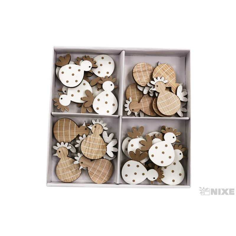 SLEPICE 4cm 24ks*MIX BAREV