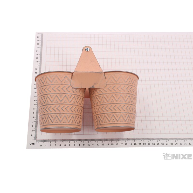 PLECHOVÝ DVOJOBAL pr.10,5cm*ORANŽOVÁ