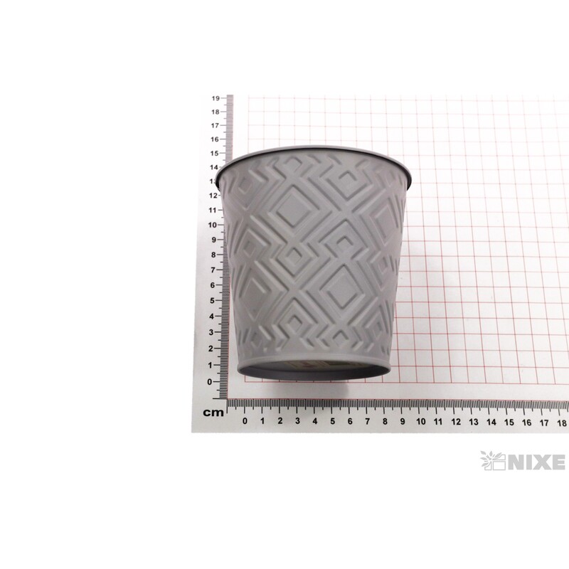 PLECHOVÝ OBAL 10x10cm*ŠEDÁ SV.