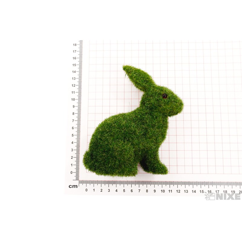 ZAJÍC 18x10cm*ZELENÁ