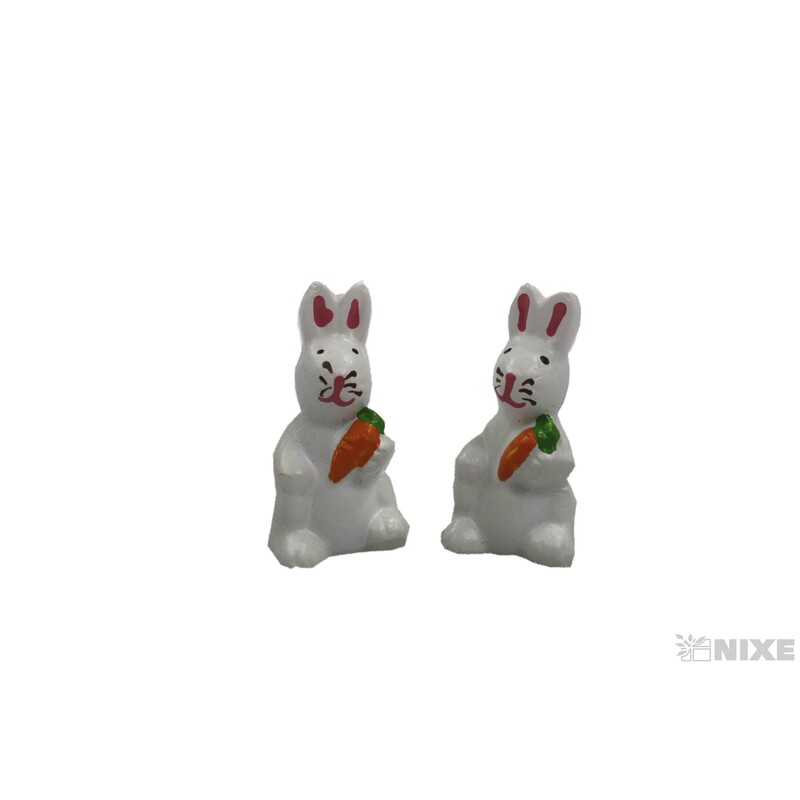 ZAJÍC 2ks 5cm*MIX BAREV