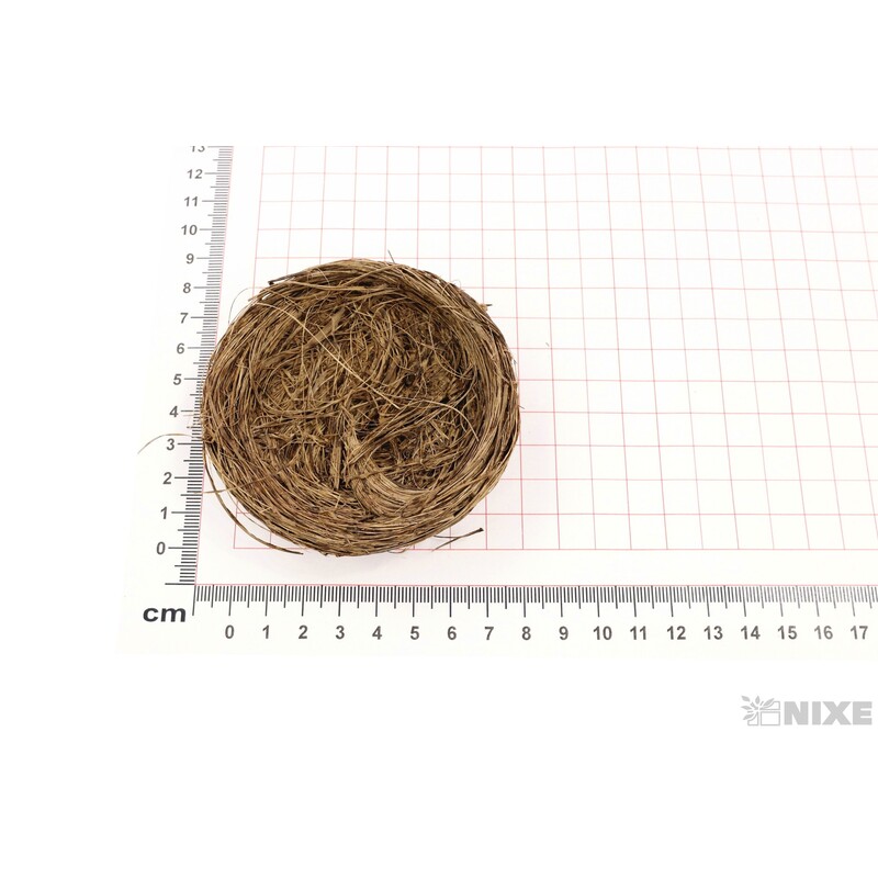 HNÍZDO 8cm 4ks*HNĚDÁ