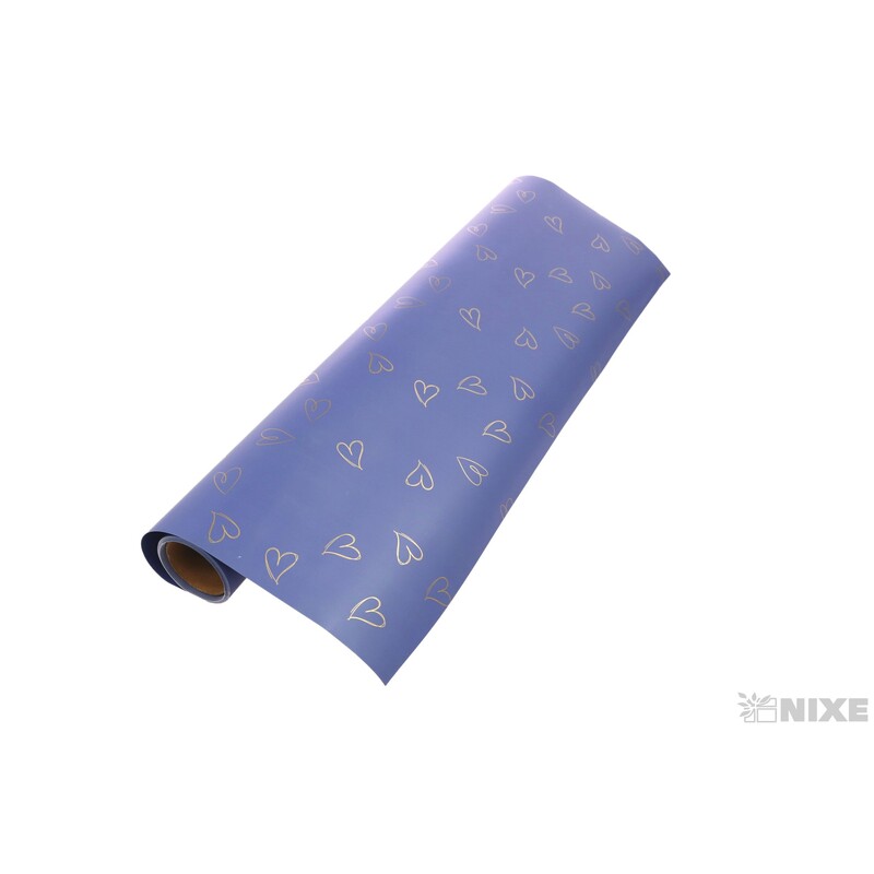 ROLE PLAST SRDCE 50cmx8m*MODRÁ