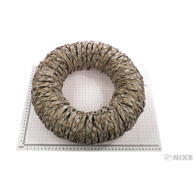 VĚNEC ŠUSTÍ 32cm*BÍLÁ