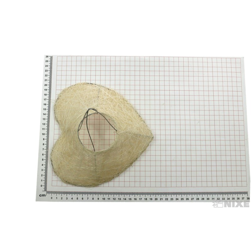 PODLOŽKA SRDCE 20cm*BÍLÁ