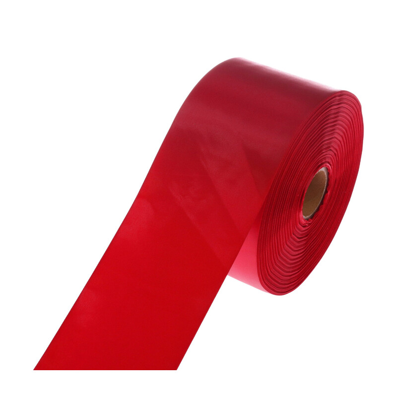 SATÉNOVÁ STUHA TTR JS 100mmx100m*ČERVENÁ TM. CARDINAL