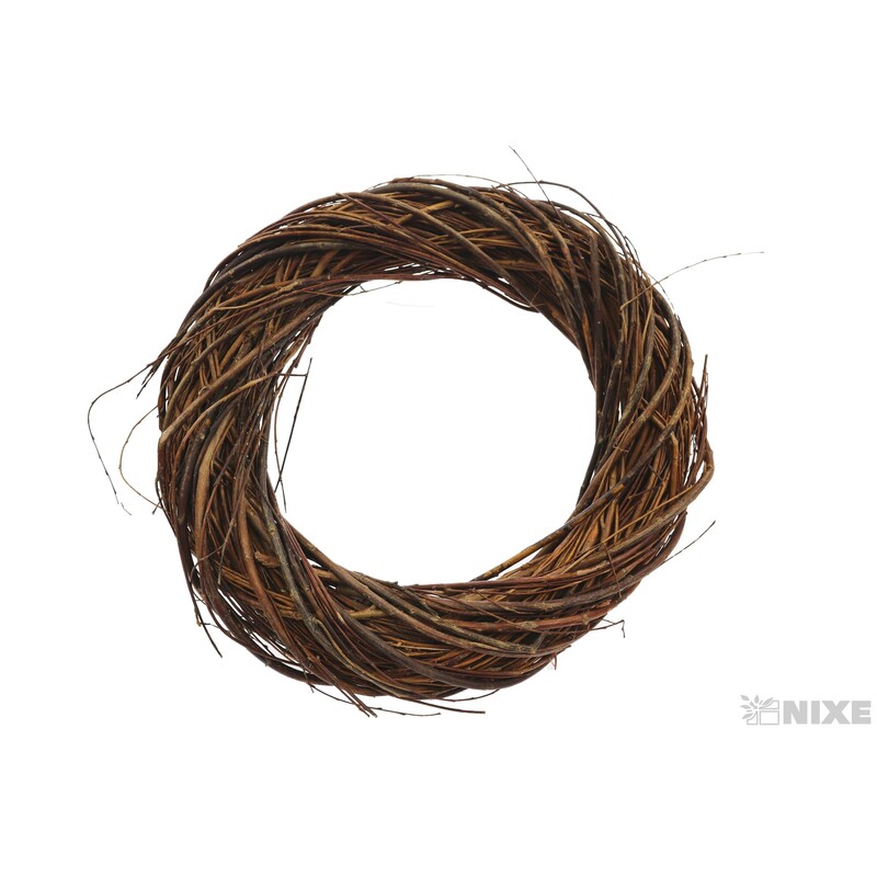 VĚNEC PROUTĚNÝ 40cm*HNĚDÁ