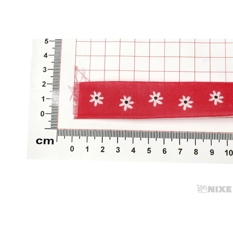 FLORA 9143 25mmx20m*ČERVENÁ 123