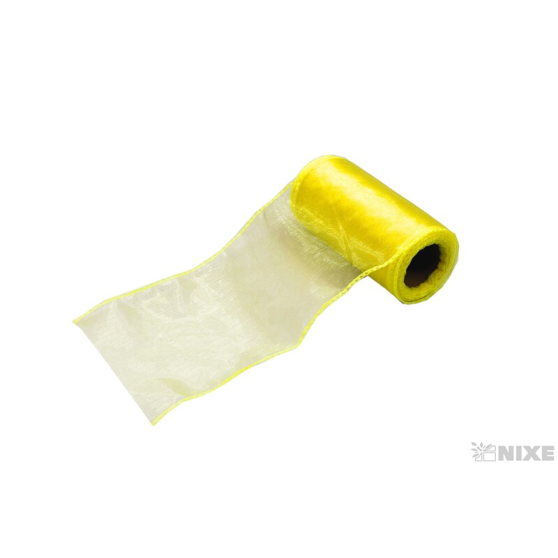 ORGANZA 11cmx10yd*ŽLUTÁ