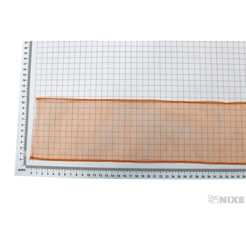 ORGANZA 11cmx10yd*ORANŽOVÁ