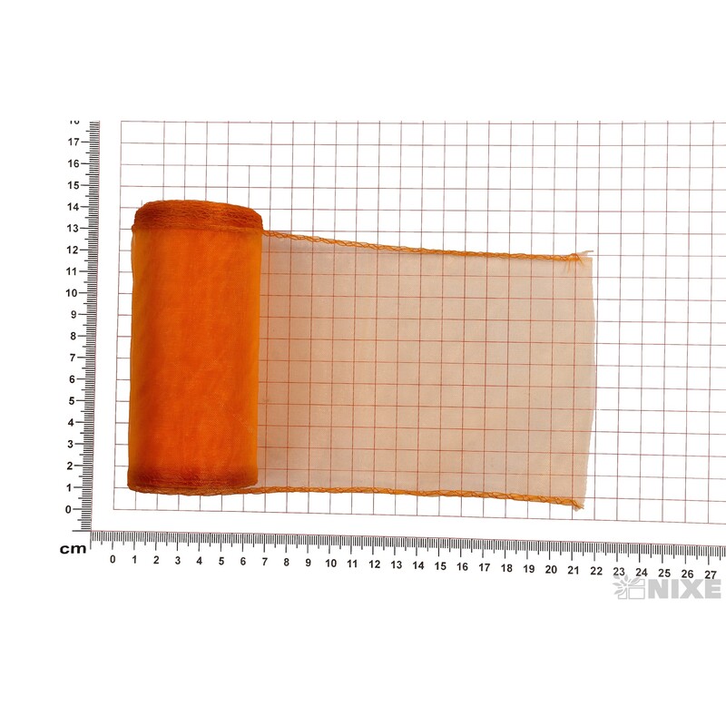 ORGANZA 11cmx10yd*ORANŽOVÁ SV.
