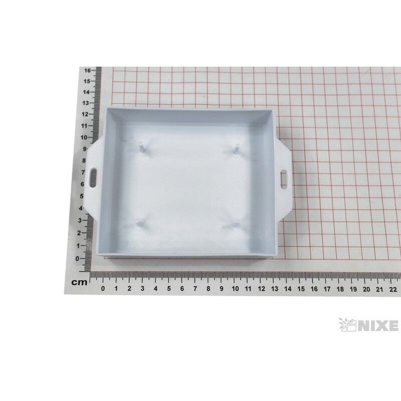 MISKA PLASTOVÁ S ÚCHYTY 13x11cm*BÍLÁ