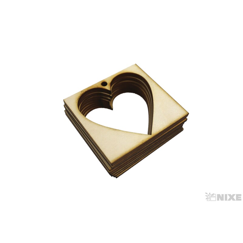 ZÁVĚS RÁMEČEK XD 7cm 10ks*PŘÍRODNÍ