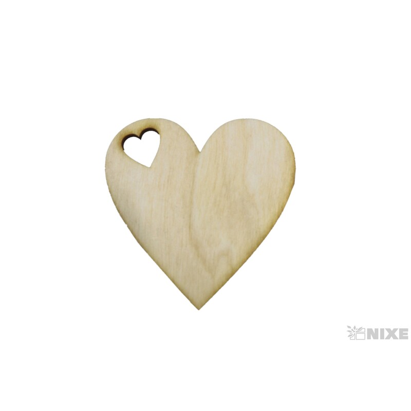 SRDCE V SRDCI XD 7cm 10ks*PŘÍRODNÍ