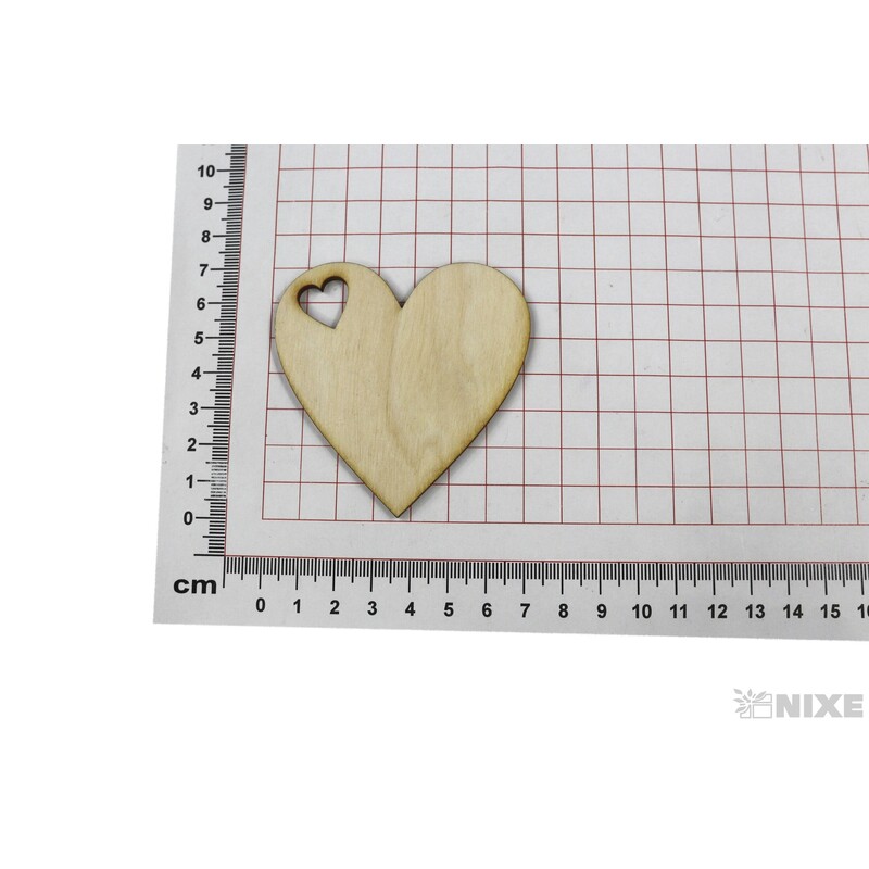 SRDCE V SRDCI XD 7cm 10ks*PŘÍRODNÍ