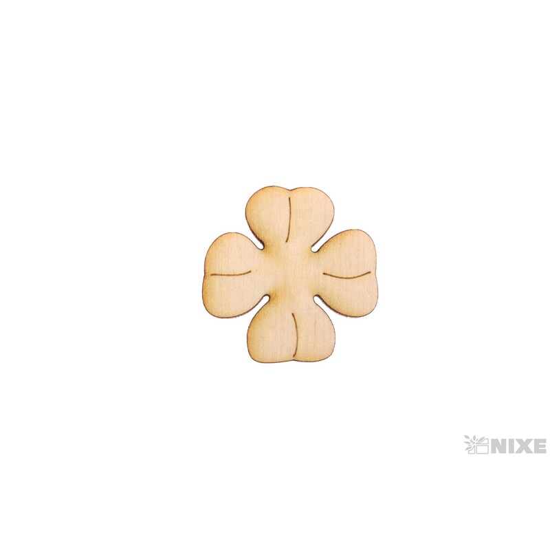 ČTYŘLÍSTEK XD 3cm 24ks*PŘÍRODNÍ