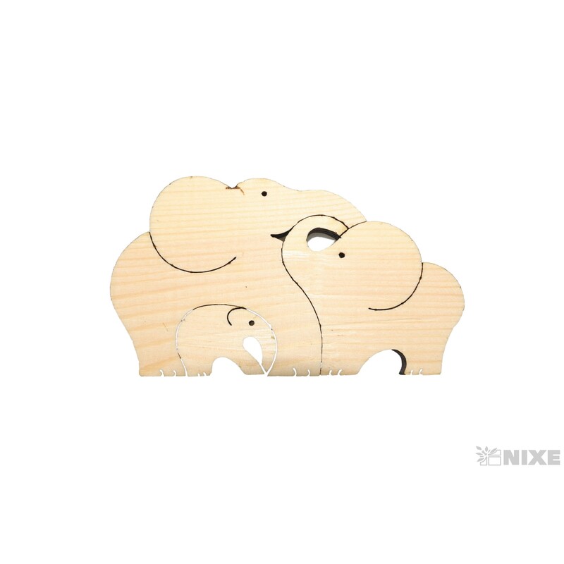 SLONI XD SET 6x10cm*PŘÍRODNÍ