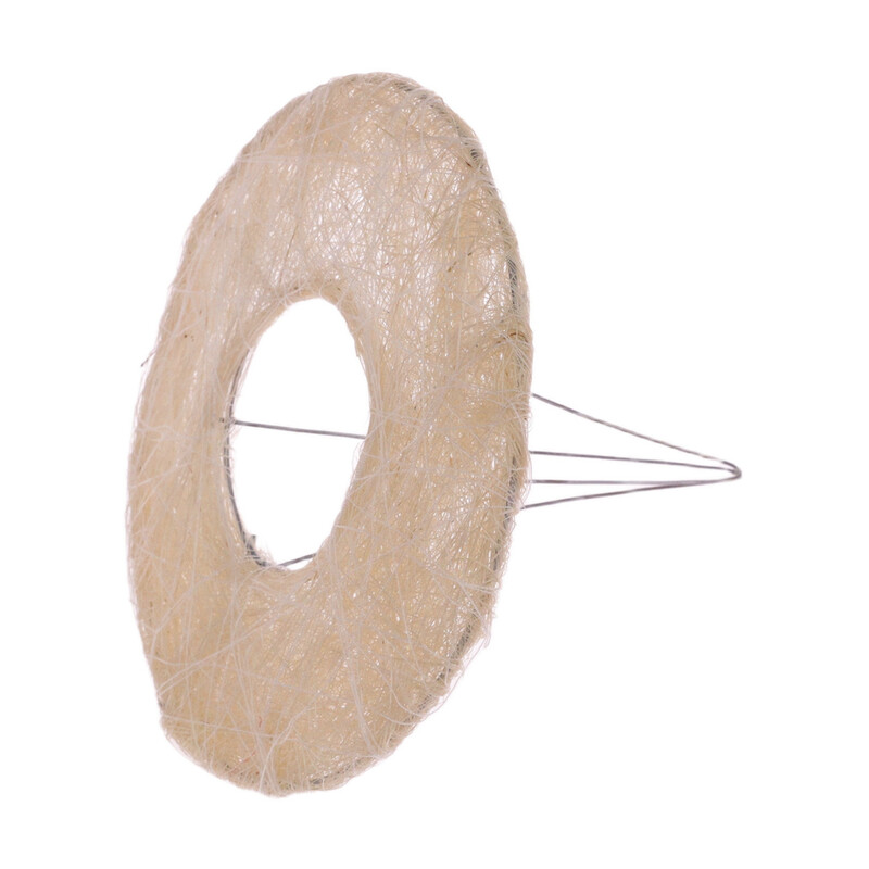 PODLOŽKA SISAL KRUH 15cm*BÍLÁ