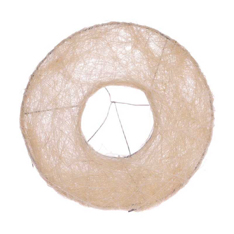 PODLOŽKA SISAL KRUH 15cm*BÍLÁ