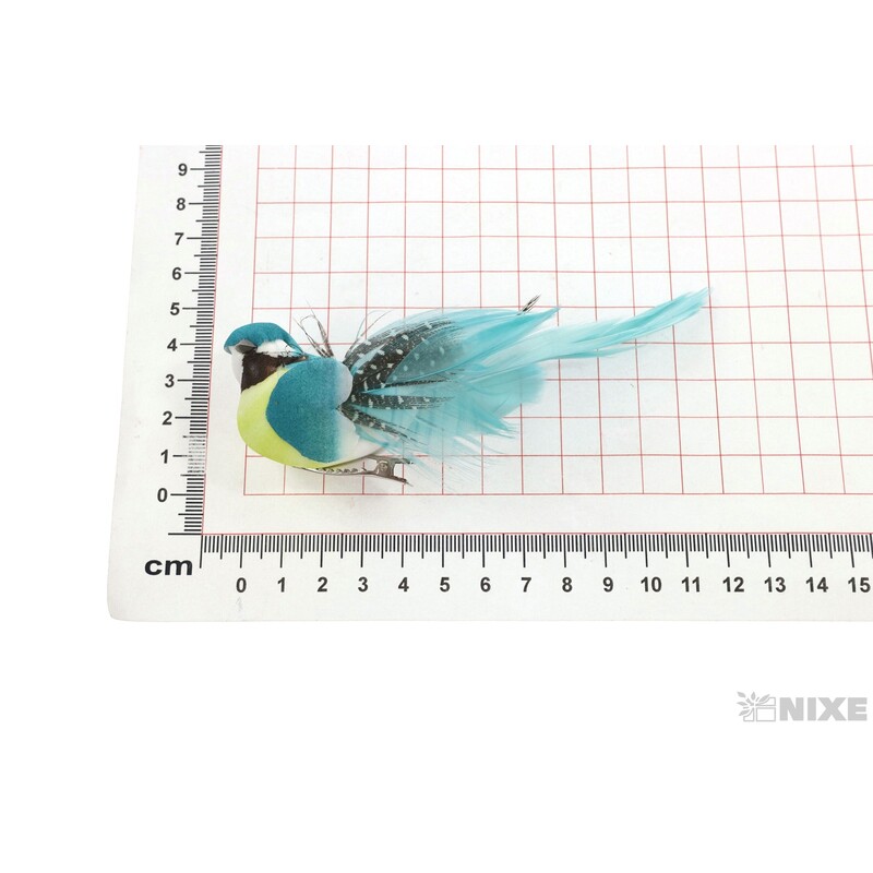 PTÁČEK  KLIPS 12cm 12ks*MIX BAREV