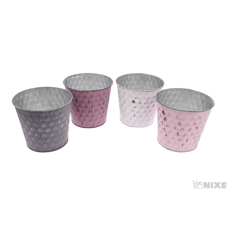 PLECHOVÝ OBAL 15x14cm*MIX BAREV