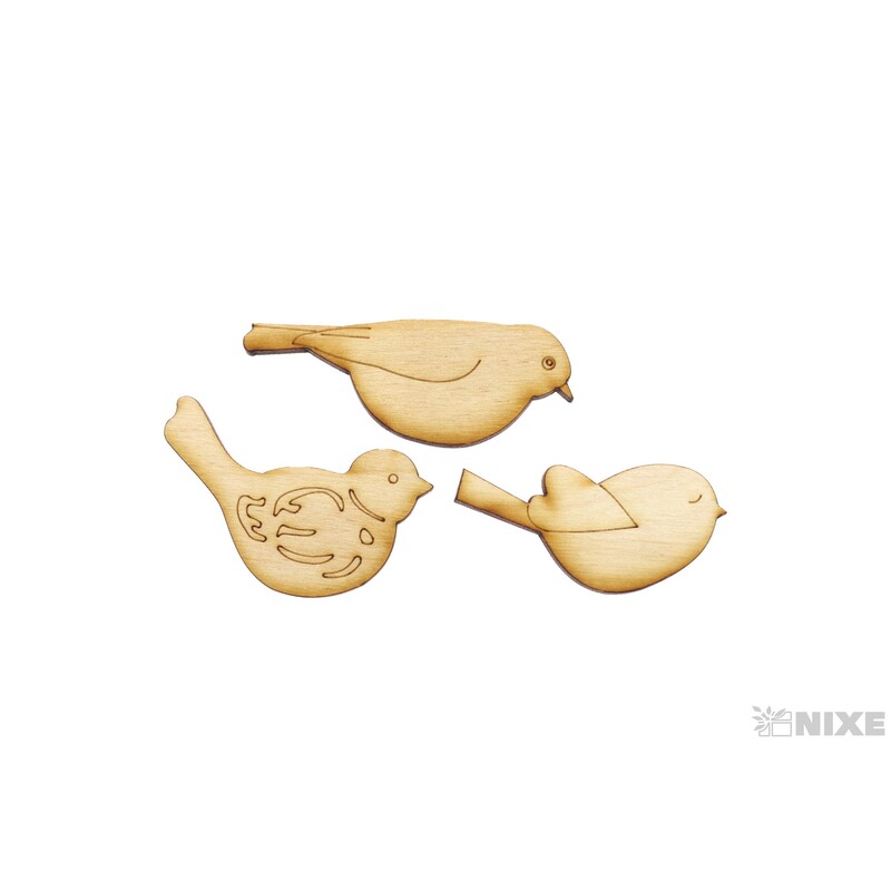 PTÁČEK XD 5-6cm 12ks*PŘÍRODNÍ