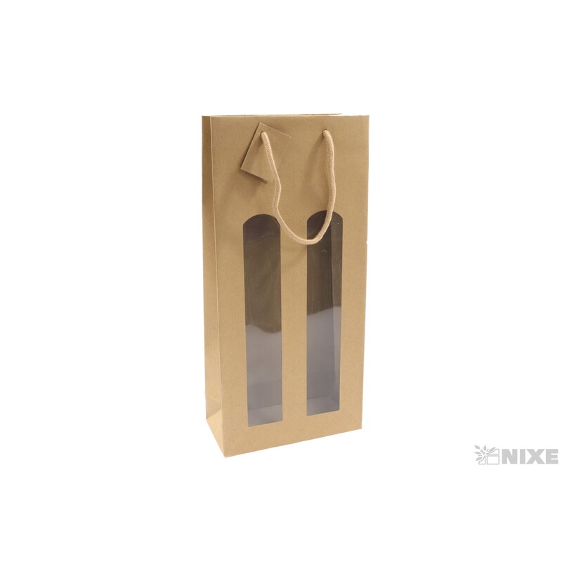 TAŠKA D 17,5+8,5x37cm*PŘÍRODNÍ