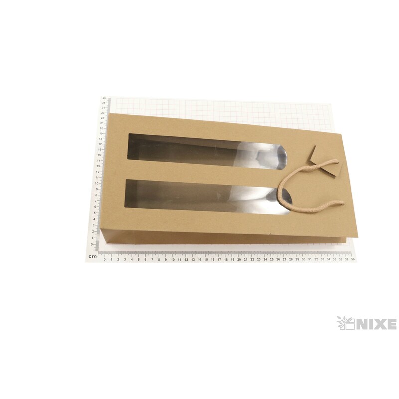 TAŠKA D 17,5+8,5x37cm*PŘÍRODNÍ