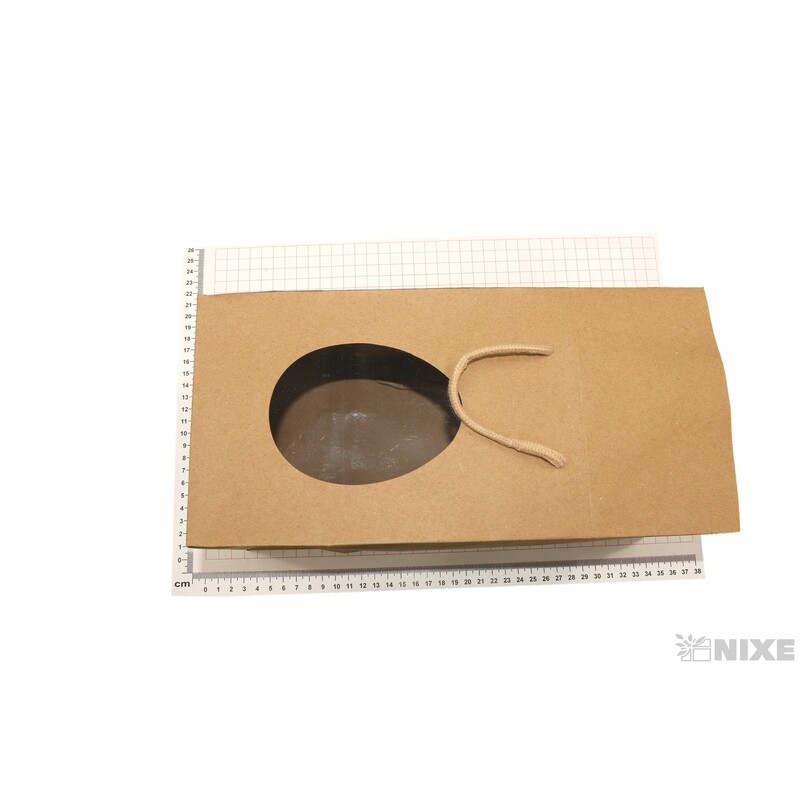 TAŠKA D OKNO 15+15x22,5cm*PŘÍRODNÍ