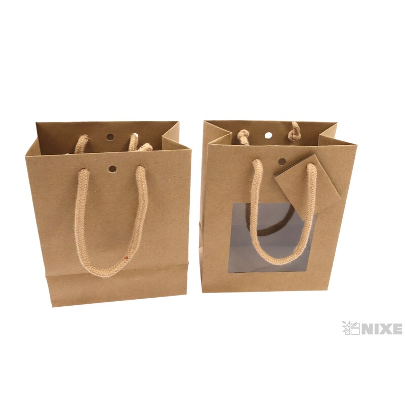 TAŠKA D OKNO 11,5+6,5x14cm*PŘÍRODNÍ