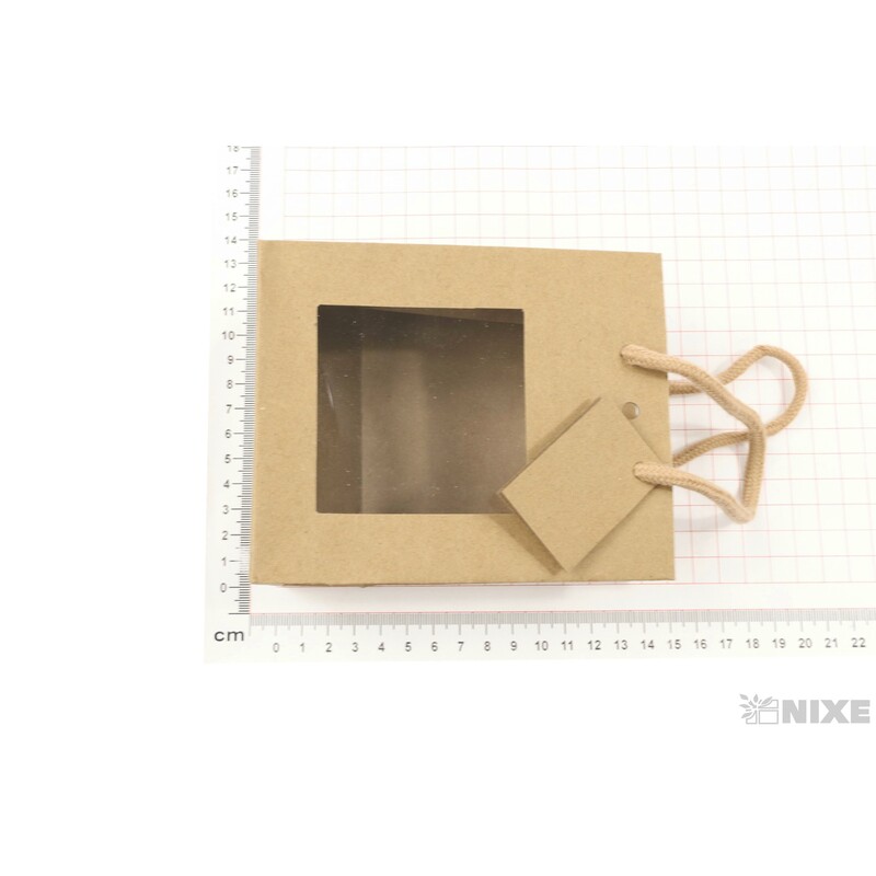 TAŠKA D OKNO 11,5+6,5x14cm*PŘÍRODNÍ