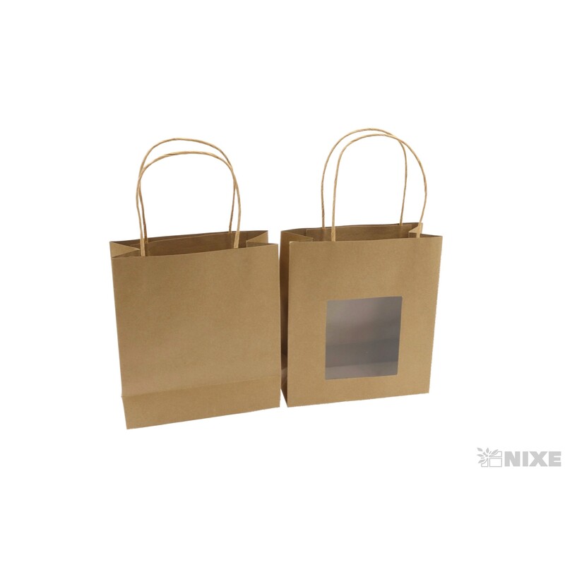 TAŠKA D OKNO 18+8x20cm*PŘÍRODNÍ