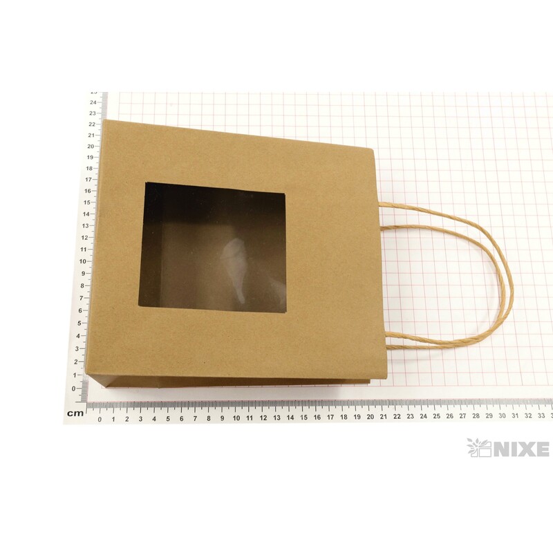 TAŠKA D OKNO 18+8x20cm*PŘÍRODNÍ