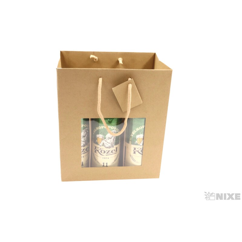 TAŠKA D OKNO 22,5+15x26cm*PŘÍRODNÍ