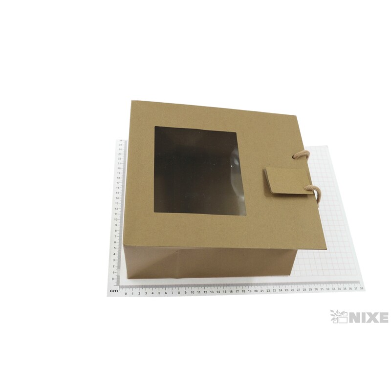 TAŠKA D OKNO 22,5+15x26cm*PŘÍRODNÍ