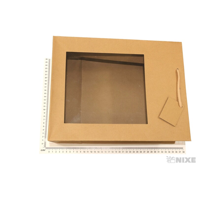 TAŠKA D OKNO 26+14x34cm*PŘÍRODNÍ