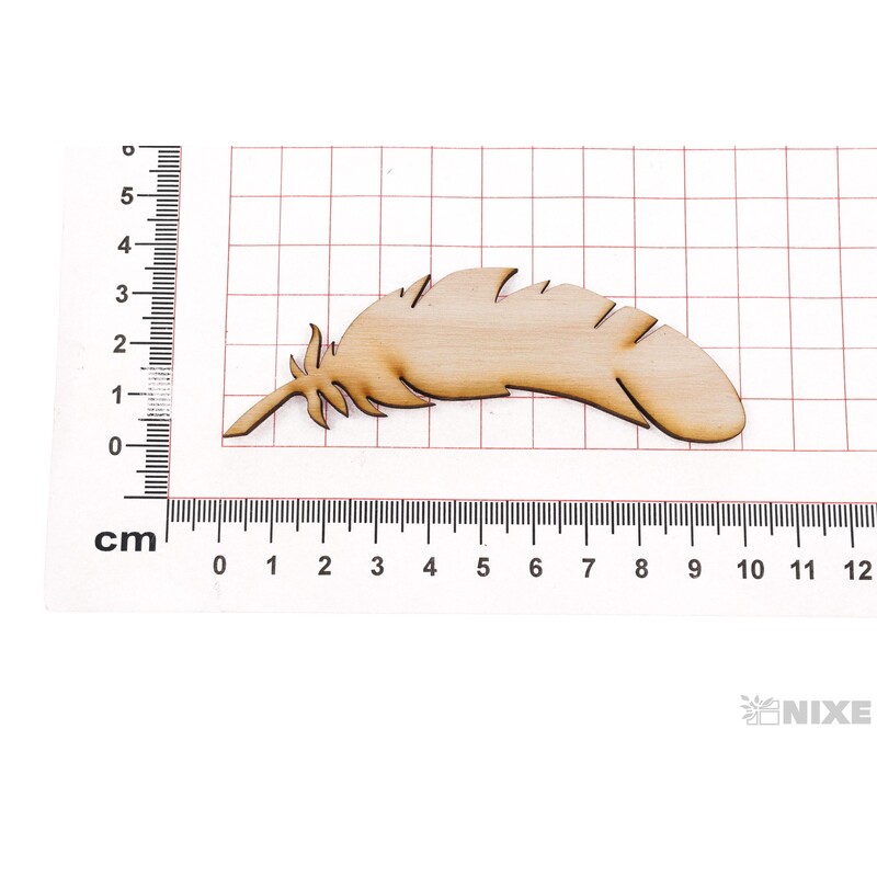 PEŘÍ XD 10X3cm 6ks*PŘÍRODNÍ