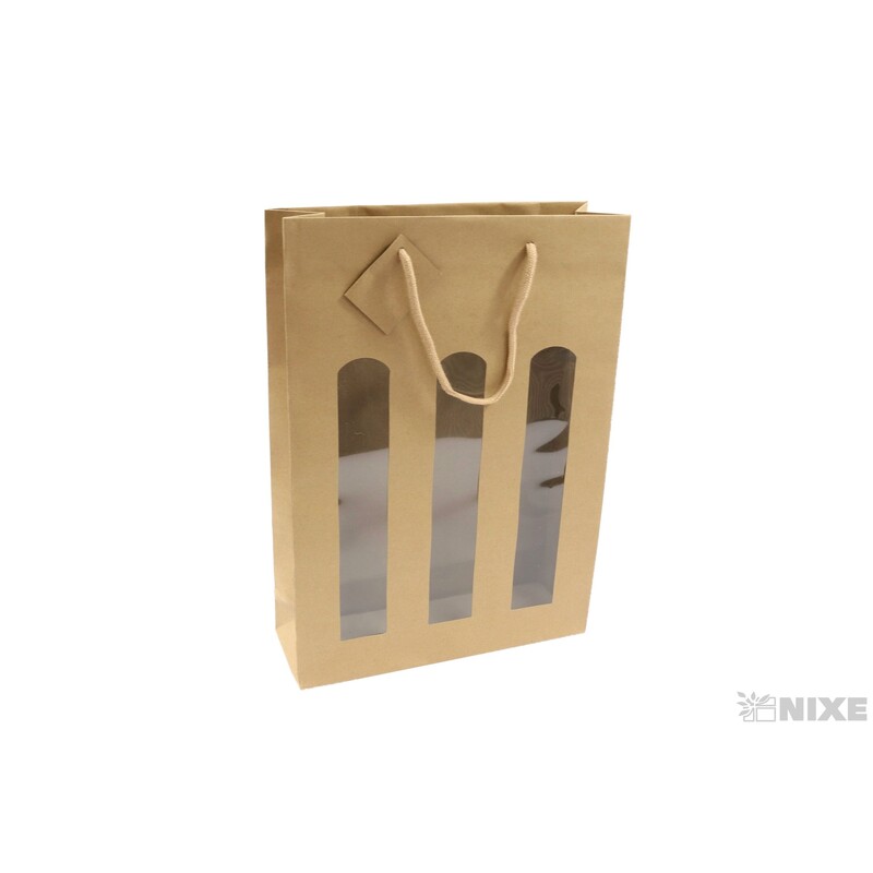 TAŠKA D OKNO 27+9x38cm*PŘÍRODNÍ