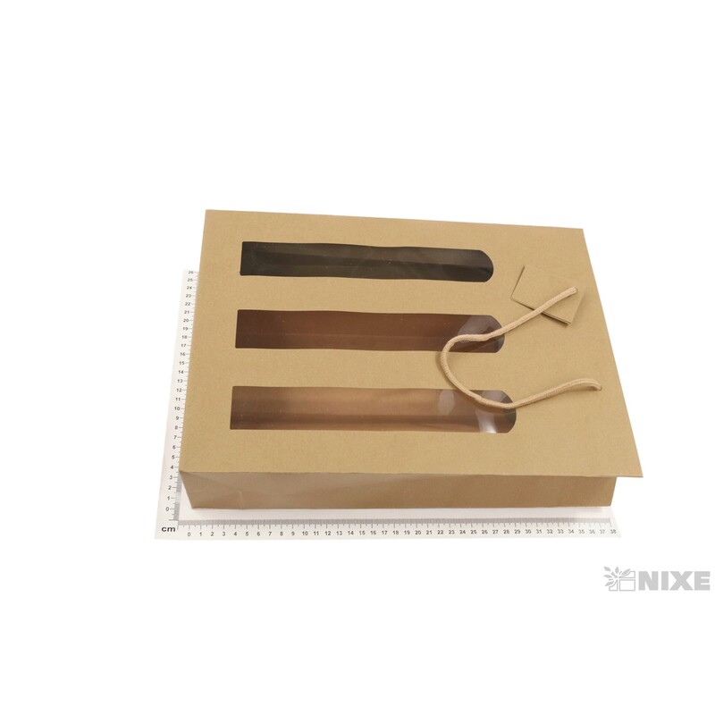 TAŠKA D OKNO 27+9x38cm*PŘÍRODNÍ