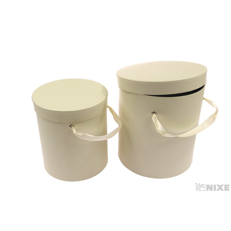 KVĚTINOVÝ BOX 18x20cm 15x17,5*KRÉMOVÁ