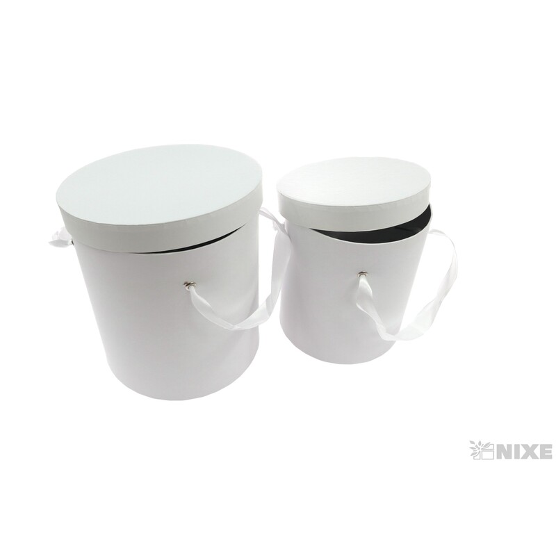 KVĚTINOVÝ BOX 18x20cm 15x17,5*BÍLÁ