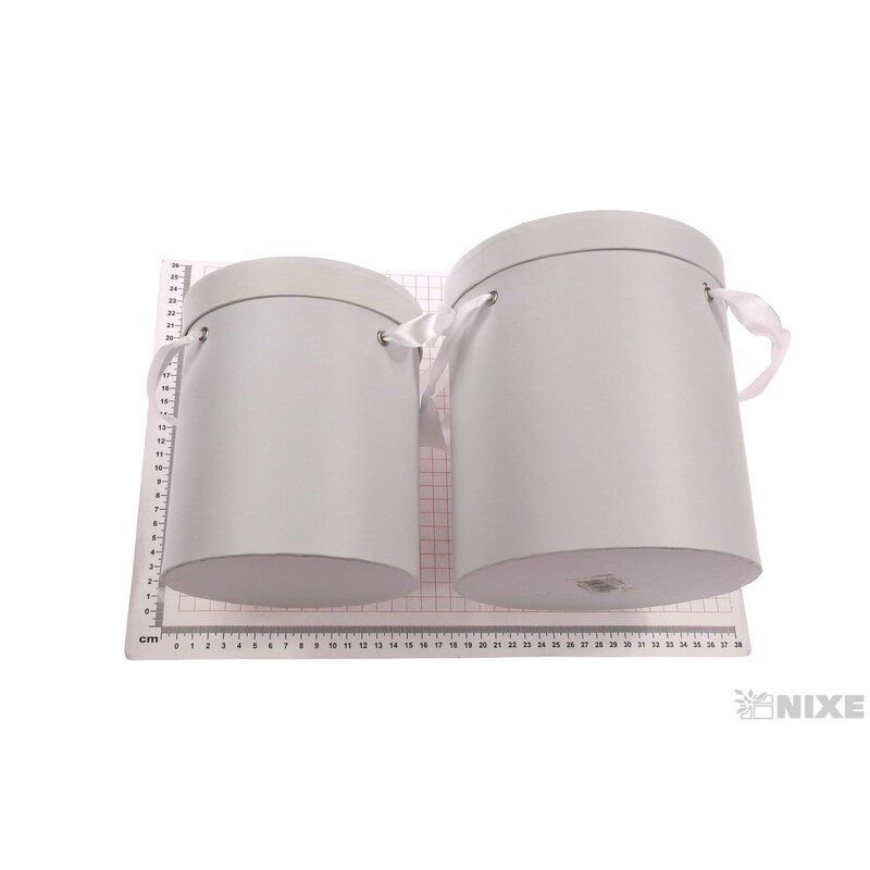 KVĚTINOVÝ BOX 18x20cm 15x17,5*BÍLÁ